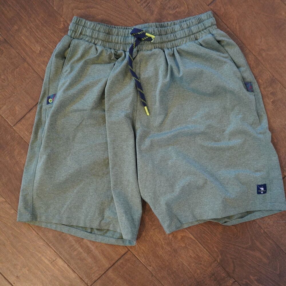 Walter Murray Lazy Boy Golf Shorts Green Athletic‎ Drawstring Pockets M